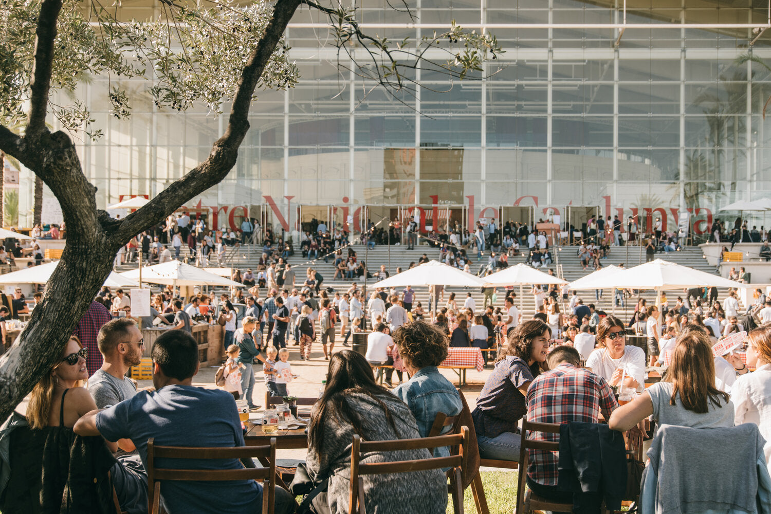 Upraising offers free mushroom coffee at All Those market in Barcelona