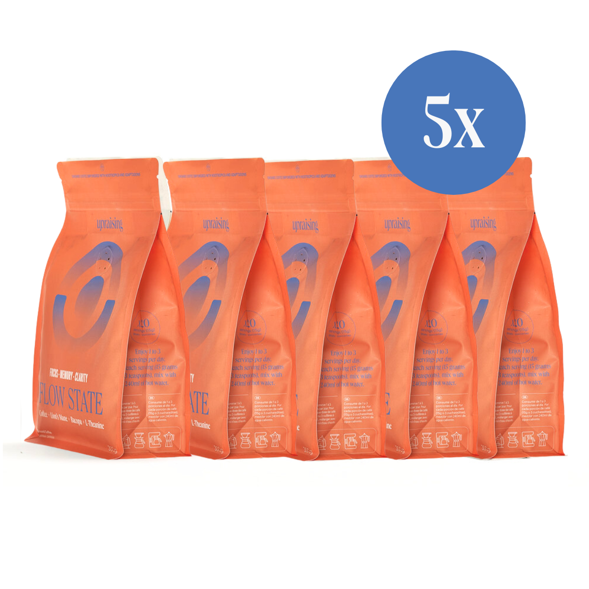 5 x Flow State (¡Ahorra un 20%!)