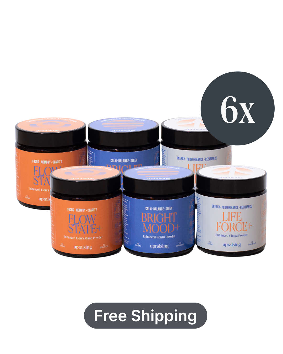 Pack de 6 Poudres Fonctionnelles