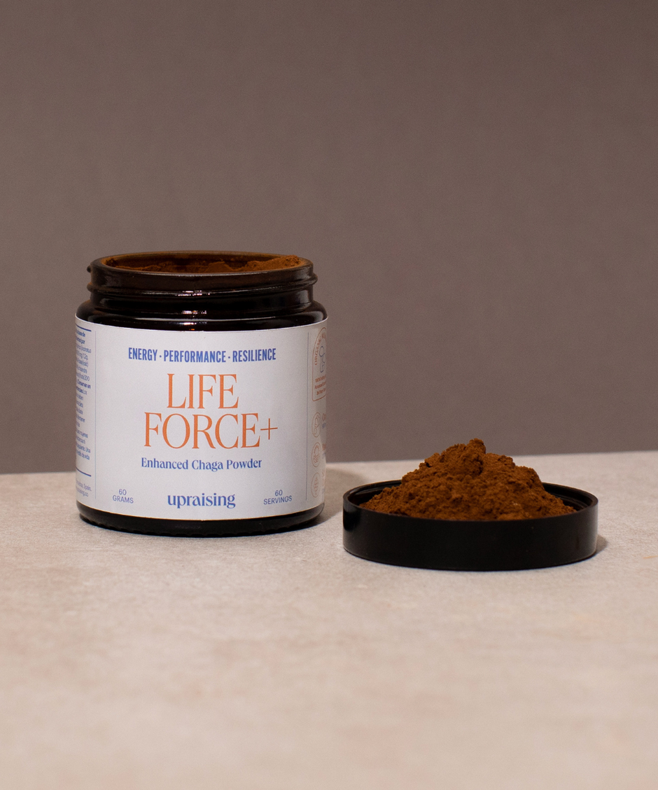 Upraising - coffee empowered with adaptogens, nootropics and mushrooms