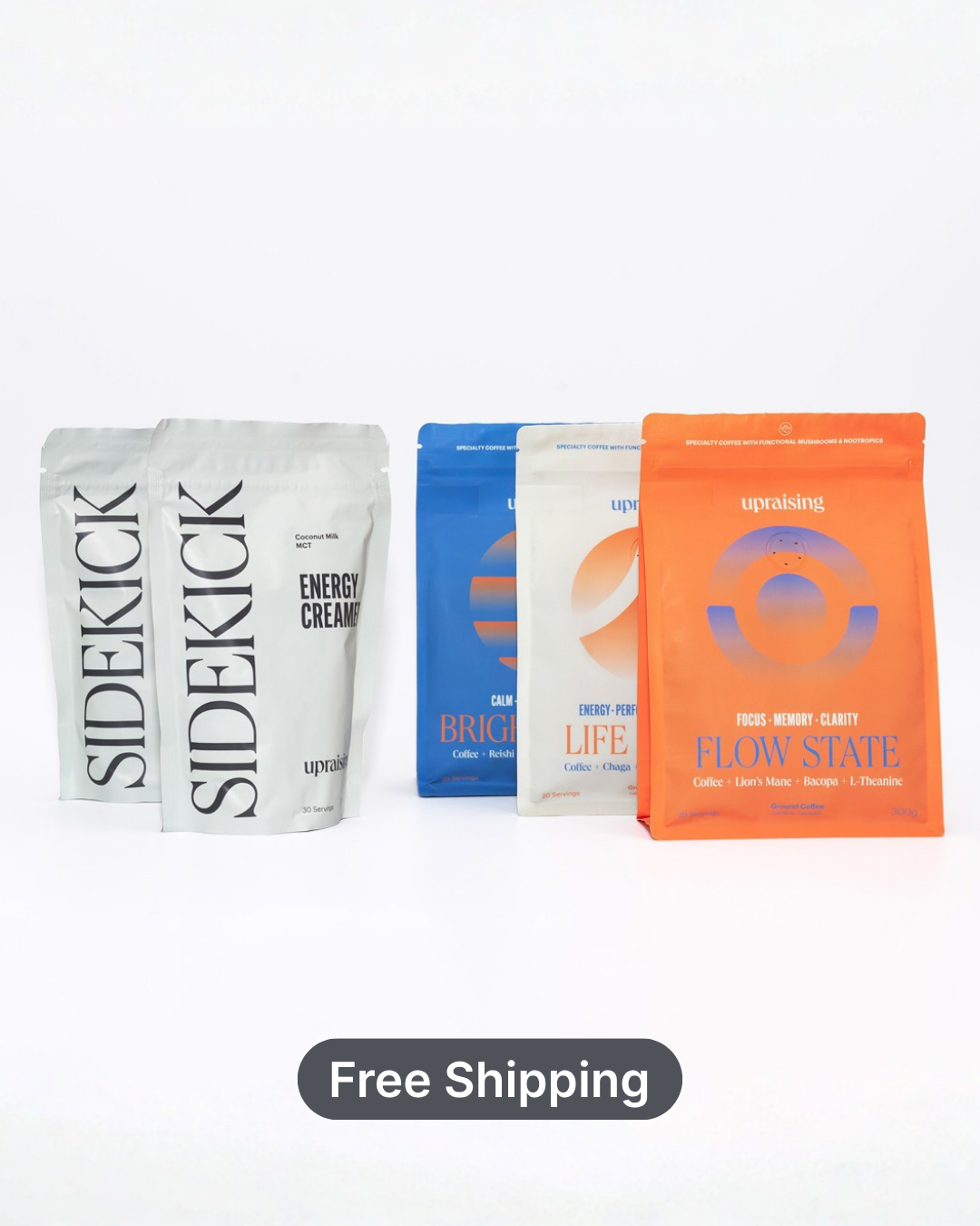 3 Coffees & 2 Sidekicks Pack