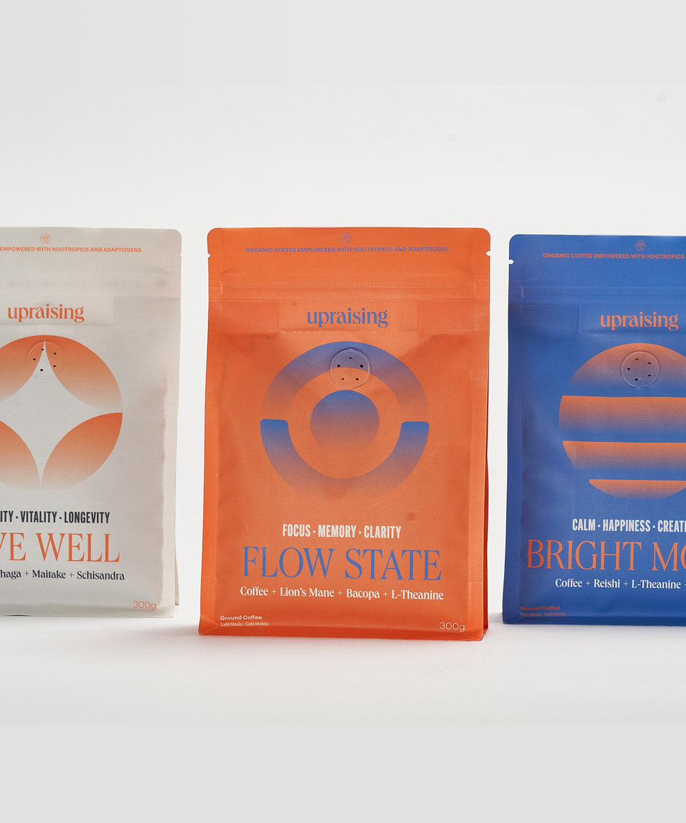 Pack "3 cafés" : Flow State + Live Well + Bright Mood